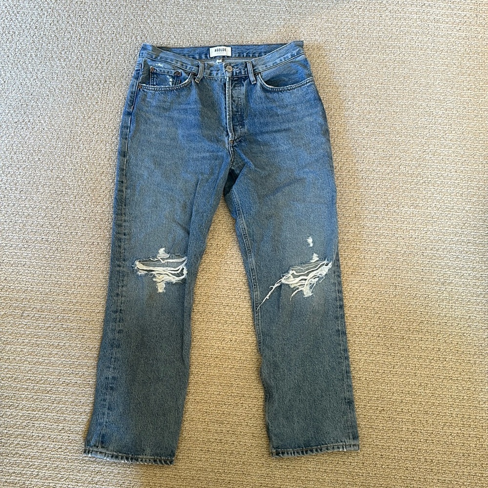 AGOLDE Lana Crop Jeans